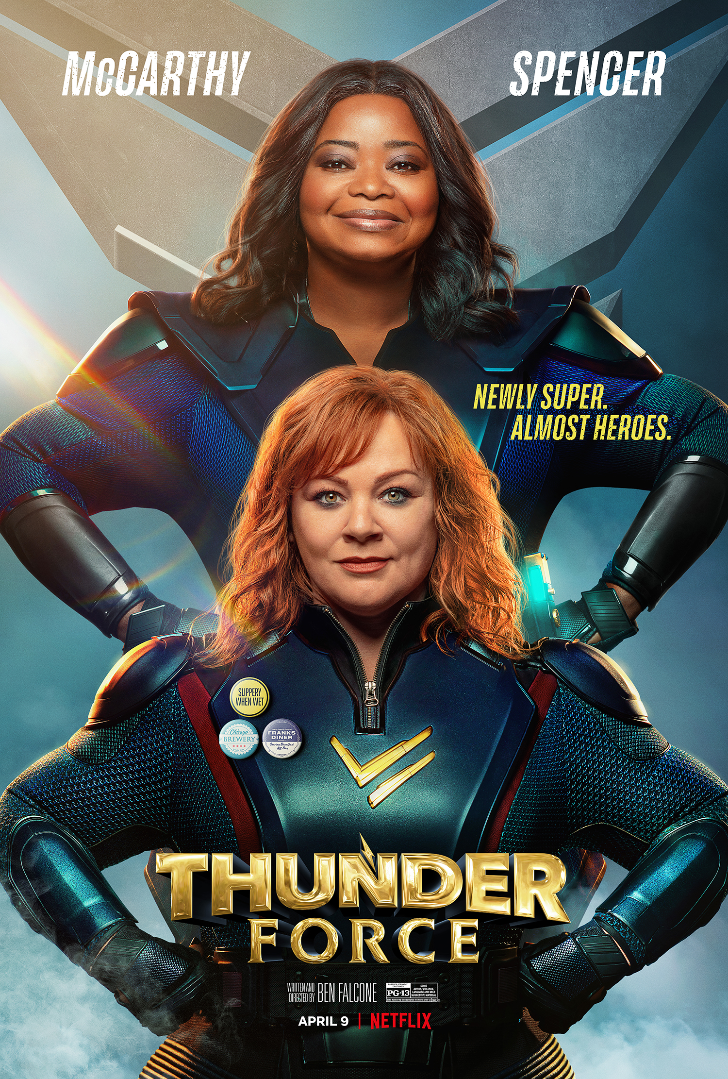 Thunder Force 2021 ธันเดอร์ฟอร์ซ ขบวนการฮีโร่ฟาดฟ้า movie2uhd